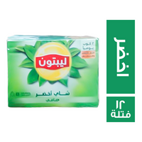 ليبتون شاي اخضر - 12 فتلة
