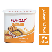 فن داي سناك اند جو زبدة الفول السوداني مع اصابع الخبز - 35 جم