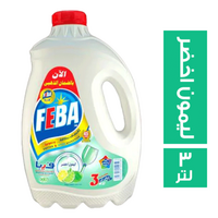 فيبا منظف اطباق بالليمون الاخضر - 3 لتر