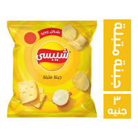 شيبسي بطعم الجبنة المتبلة - 3 ج