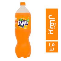 فانتا مشروب غازي بطعم البرتقال - 1.5 لتر