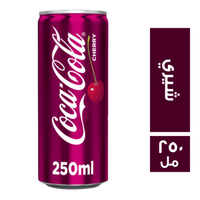 كوكاكولا مشروب غازي بطعم شيري - 250 مل