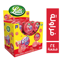 لوتي لبان رول اب بطعم الفراولة 29 جم - 24 قطعة