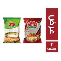 حبوبة 9 كيس ارز مصري فاخر - 1 كجم + 1 كيس دقيق ابيض فاخر - 1 كجم
