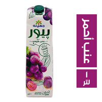 جهينه عصير بيور طبيعي عنب احمر - 1 لتر