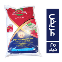 الحمامتين ارز عريض - 25 كجم