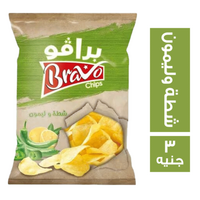 برافو شيبس بطعم شطة وليمون - 3 ج
