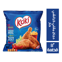 كوكي دجاج مقلي كرانشي حار 12 ق + بطاطس