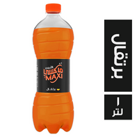 ماكسي الاصلي مشروب غازي بطعم البرتقال - 1 لتر