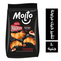 مولتو ميني ماجنم تشيز كيك فراولة 4 قطع - 10 ج