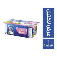 لاكتيل عرض زبادي لايت 105 جم - 6 قطعة