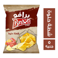 برافو شيبس بطعم شطة حلوة - 5 ج
