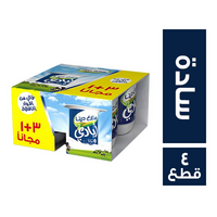 مزارع دينا زبادي سادة 105 جم - 4 قطع