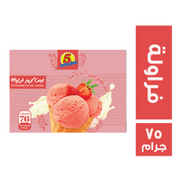 فايف مينتس ايس كريم فراولة - 75 جم