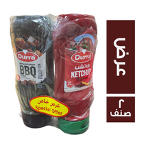 درة كاتشب حلو - 410 جم + درة صوص الباربكيو - 420 جم - 2 صنف