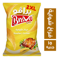 برافو شيبس بطعم فراخ شواية - 15 ج