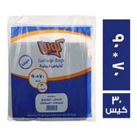 كوين اكياس قمامة ميجا 90 * 70 - 30 كيس