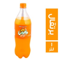 كراش مشروب غازي بطعم البرتقال - 1 لتر