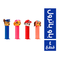 بيز اقراص حلوى بنكهة الفواكه شكل باو باترول - 4 قطع