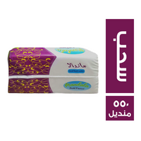 ماندالا مناديل سحب ناعمة - 550 منديل