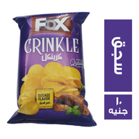 فوكس كرينكل بطاطس بطعم السجق - 10 ج