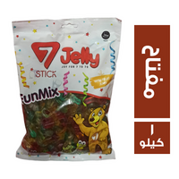 سفن جيلي ستيك بطعم فواكه شكل مفتاح الوان - 1 كجم