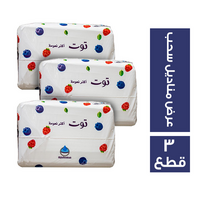 توت مناديل سحب - 400 منديل - 3 قطع