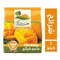 خير وبركة مانجو شرائح - 1 كجم