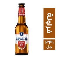 بافاريا مشروب شعير بطعم الفراولة زجاج - 330 مل