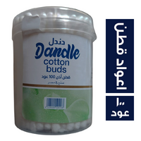 دندل اعواد قطن اذن - 100 عود