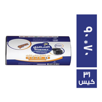 كوين الشهري رول اكياس قمامة 90 * 70 اسود - 31 كيس