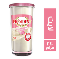 بريزيدن معجون جبنة مطبوخة لايت - 240 جم