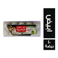 بيض العالمية ابيض - 10 بيضة