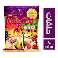 جيلي كو كاندي شكل حلقات - 80 جم