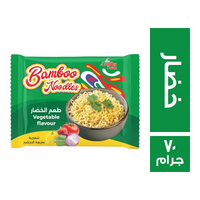 بامبو نودلز بطعم اللحم الخضار - 70 جم