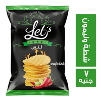 لتس شيبس بطعم الشطة والليمون - 7 ج
