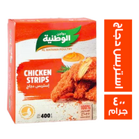 الوطنية استربس دجاج - 400 جم