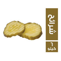 خيار مخلل شرائح غير مصفى - 6 كجم