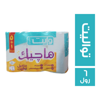 وايت ماجيك مناديل تواليت - 6 رول