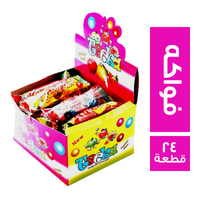 تيكا لبان كورة بطعم الفواكه 25 جم - 24 قطعة