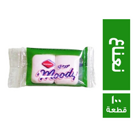 موودي لبان بطعم نعناع - 100 قطعة