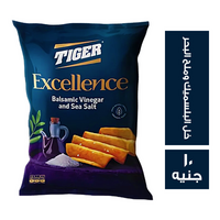تايجر اكسلانس بطعم الخل البلسميك وملح البحر - 10 ج