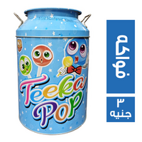 تيكا بوب مصاصة بطعم الفواكه - 3 ج