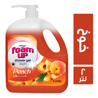 فوم اب شاور جل برائحة خوخ - 2 لتر