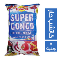 سوبر جونجو سناكس بطعم الكاتشب الحار - 5 ج