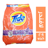 تايد مسحوق غسيل اوتوماتيك برائحة اللافندر - 2.9 كجم