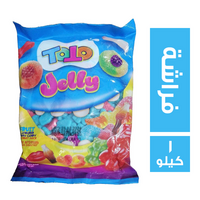 توتو جيلي بطعم الفواكه شكل فراشة - 1 كجم