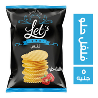 لتس شيبس بطعم الفلفل حلو - 5 ج