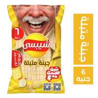 شيبسي بطعم الجبنة المتبلة - 6 ج