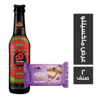 دبل دير مشروب غازي - 275 مل + ماكسيللو بسكويت ويفر